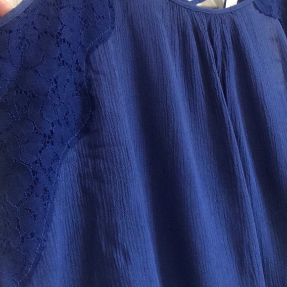 Blue Crop Top by MINE - Picture 3 of 7